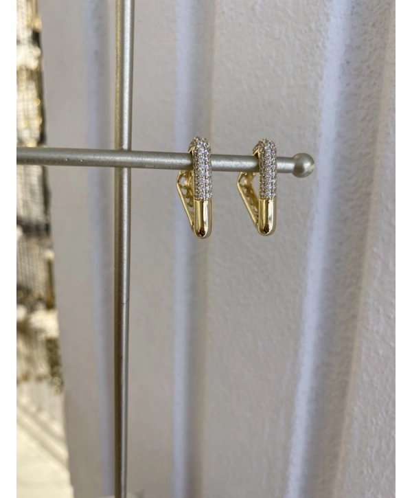 Özel Seri Zirkon Taş V Küpe