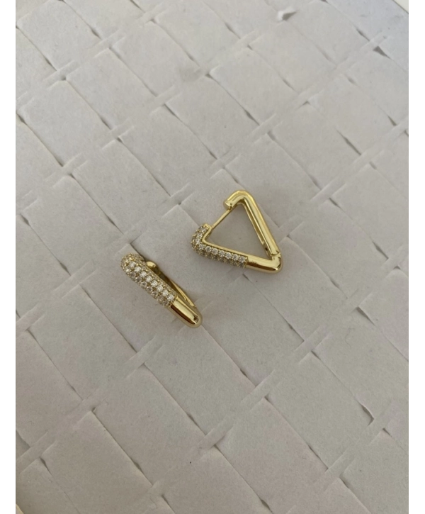 Özel Seri Zirkon Taş V Küpe