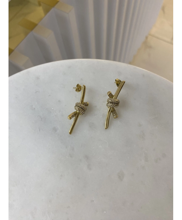 Çelik Tasarım Küpe