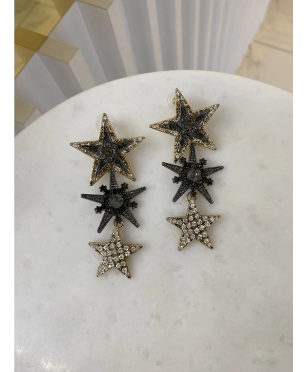 Özel Sallantılı Yıldız Küpe