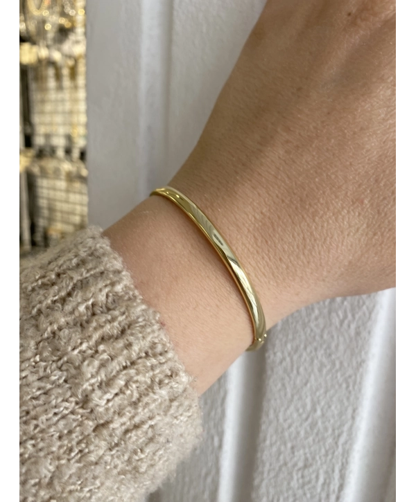 Vip Bombeli Düz Plaka Kelepçe Bileklik