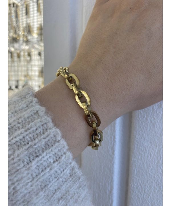 Çelik İç İçe Geçme Halka Bileklik