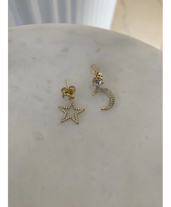 VIP Ay Yıldız Küpe