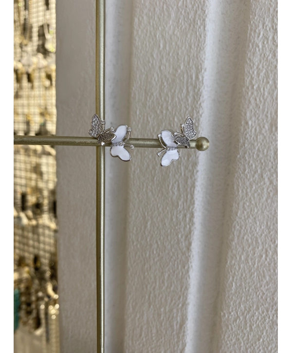 VIP Seri Sıralı Kelebek Küpe