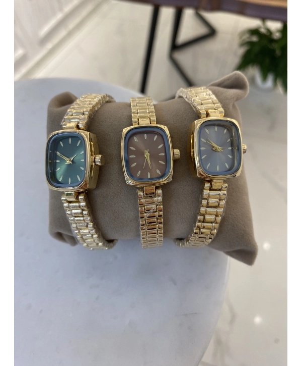 Dikdörtgen Kasa Bijuteri Saat