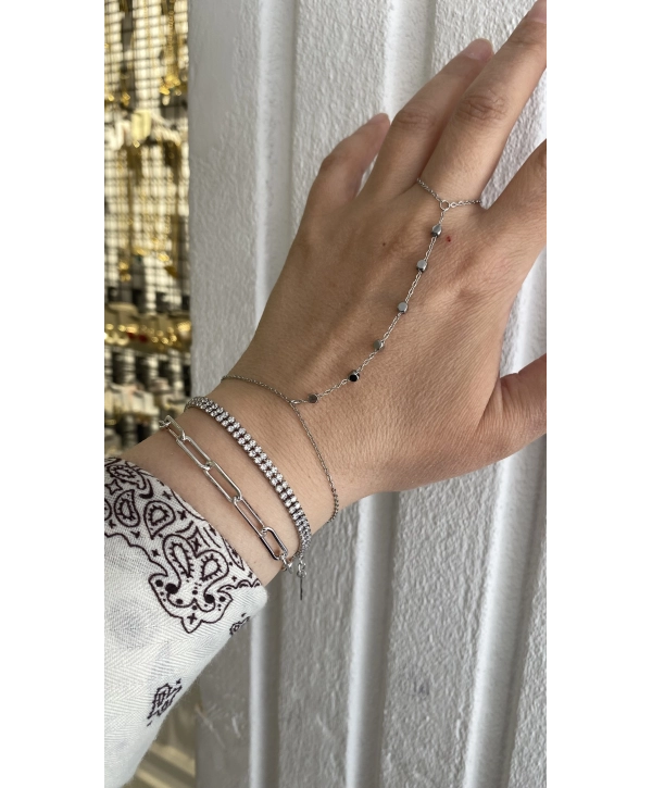 Çelik İki Sıra Su Yolu, Ataş Bileklik ve Küp Şahmeran Kombini