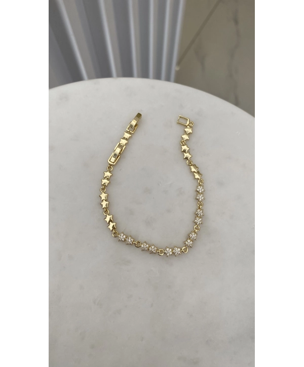 VIP Minimal Sıralı Yıldız Bileklik