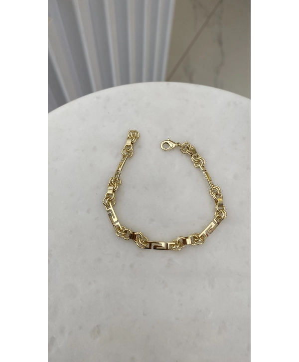 VIP S ve İç İçe Geçme Halka Zincir Bileklik