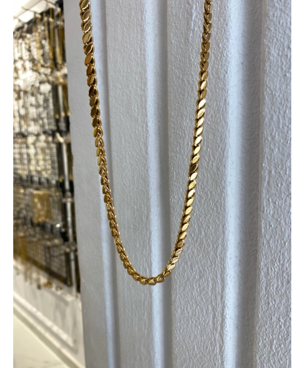 Çelik Arpa 45 Cm Zincir Kolye