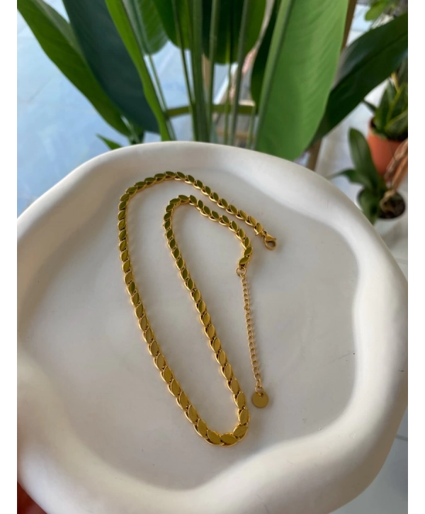 Çelik Arpa 45 Cm Zincir Kolye