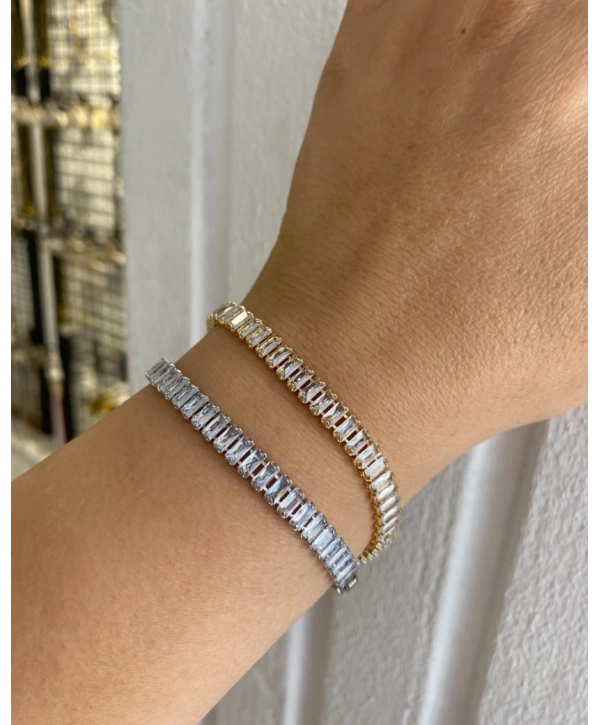 Çelik Baget Taş Su Yolu Bileklik