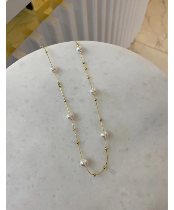 Çelik İnci Detay Kolye