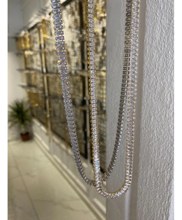 Çelik Kalın Su Yolu Kolye