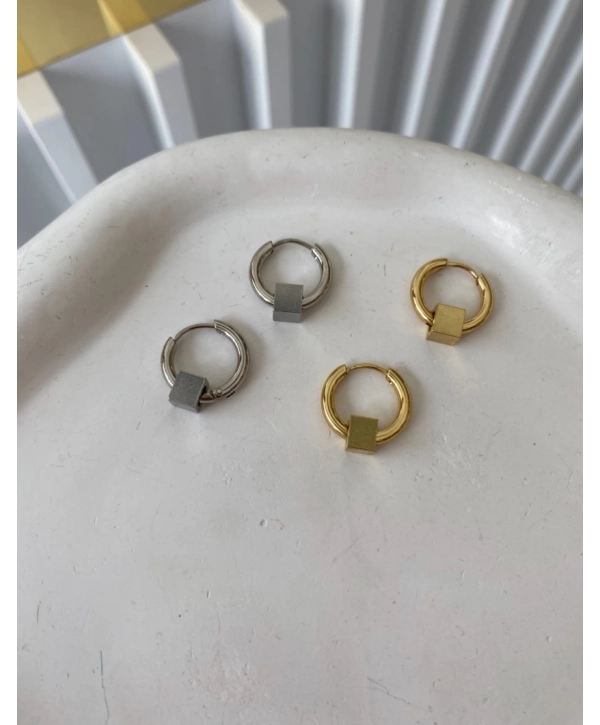 Çelik Küp Detay Küpe