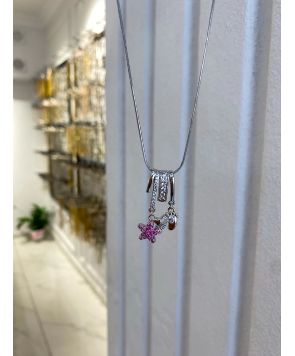 Çelik Pandora Model Deniz Yıldız Figür Kolye