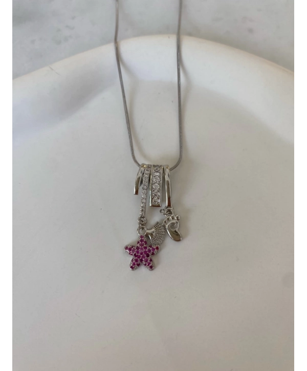 Çelik Pandora Model Deniz Yıldız Figür Kolye