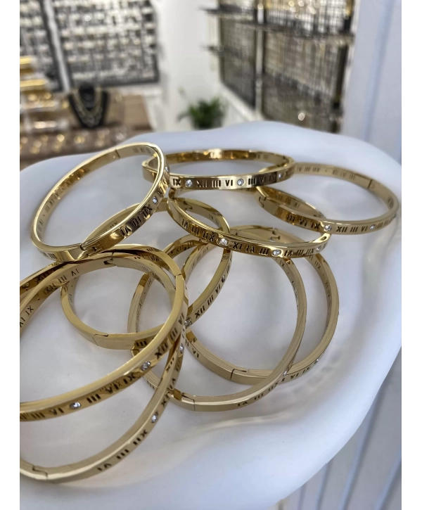 Çelik Roma Rakam Kelepçe