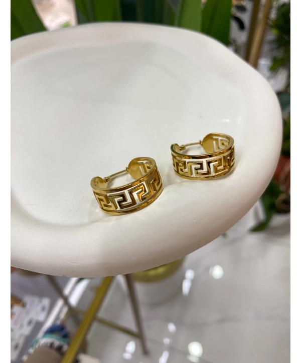 Çelik S Halka Küpe