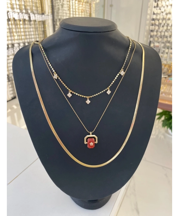 Çelik Sallantılı Yonca Kombini