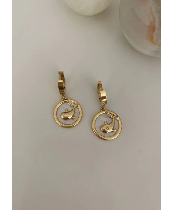 Çelik Yunus Detay Küpe