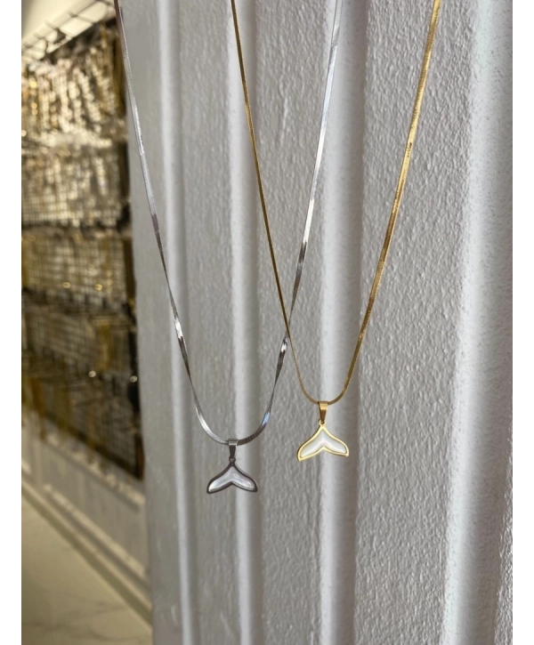 Çelik Yunus Kuyruk Kolye