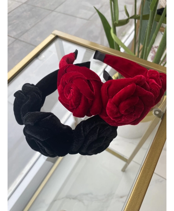 Kadife Gül Model Taç