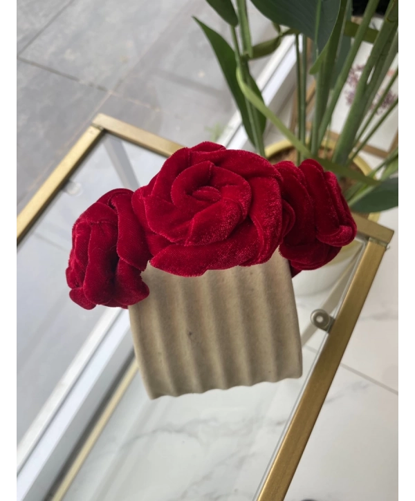 Kadife Gül Model Taç