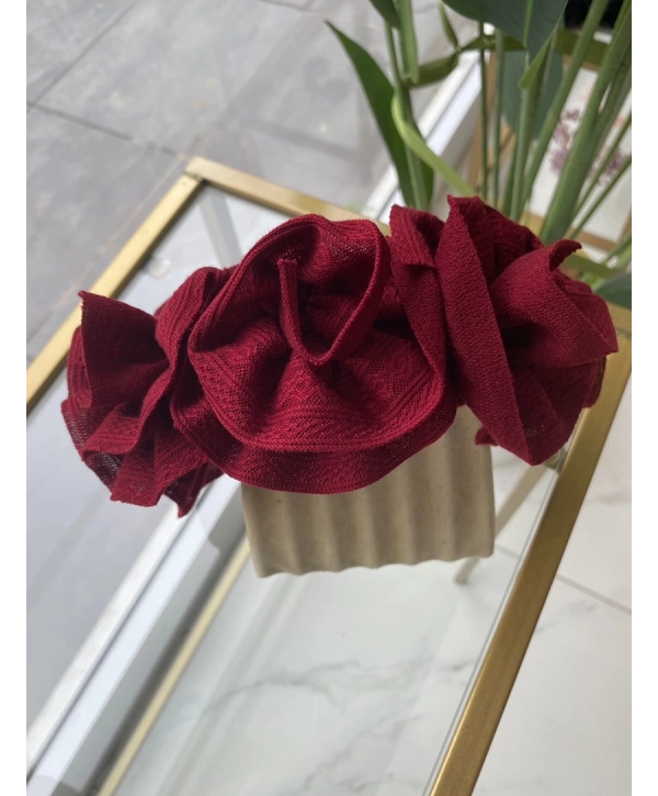 Kumaş Gül Model Taç