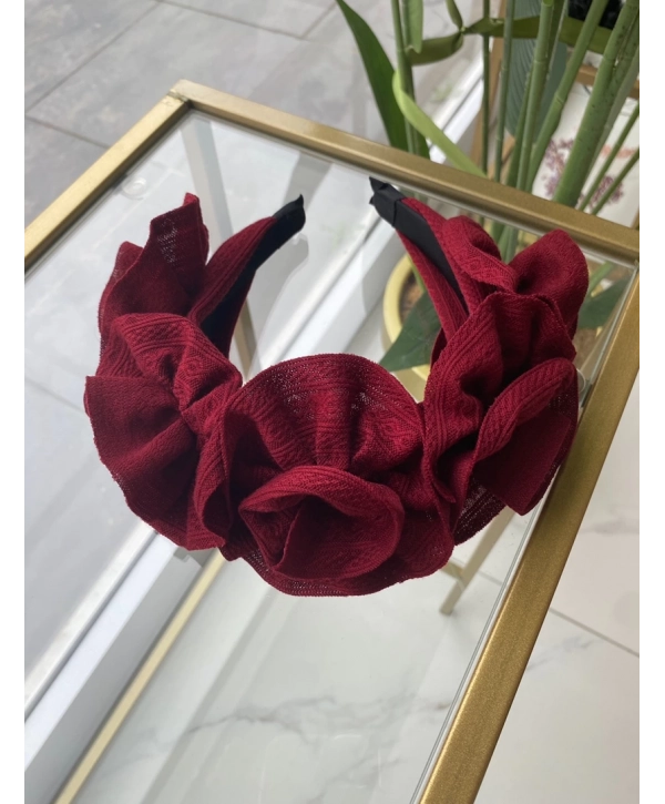 Kumaş Gül Model Taç