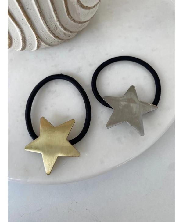 Mat Plaka Yıldız Model Lastikli Toka