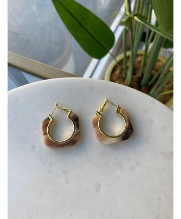 Özel Seri Altıgen Küpe