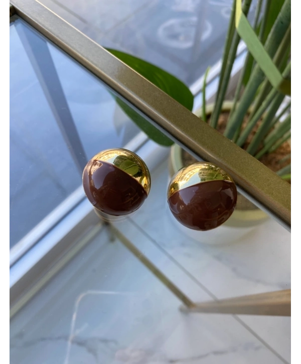 Özel Seri Büyük Top Küpe