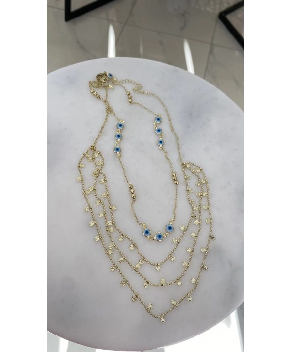 Özel Seri Çoklu Pul Kolye Kombini
