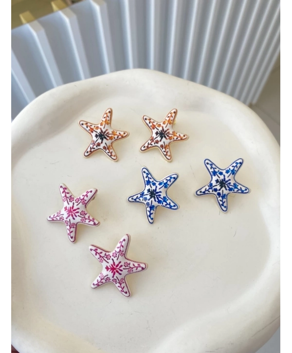 Özel Seri Deniz Yıldızı Küpe