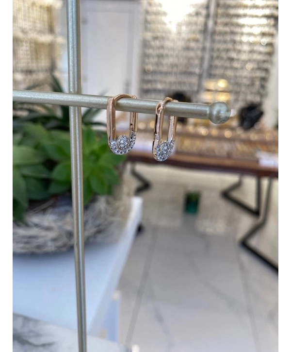 Özel Seri İçi Zirkon Taş Detay U Küpe