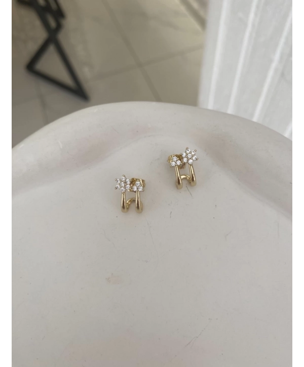 Özel Seri İkili Görünüm Küpe