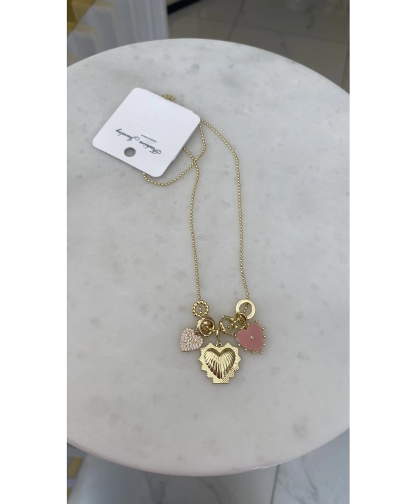 Özel Seri Kalp Charm Kolye