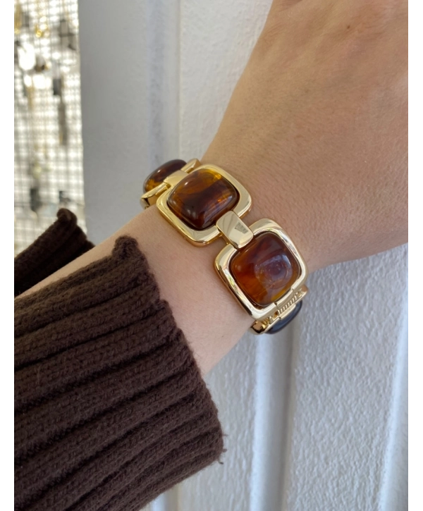 Özel Seri Kare Taş Detay Kelepçe