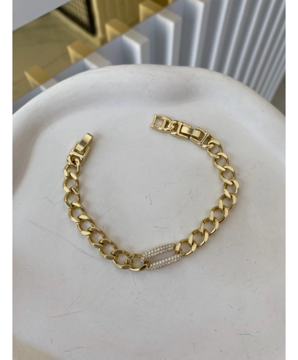 Özel Seri Ortası Zirkon Taş Bileklik