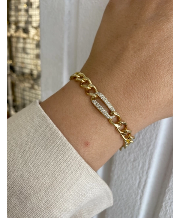 Özel Seri Ortası Zirkon Taş Bileklik