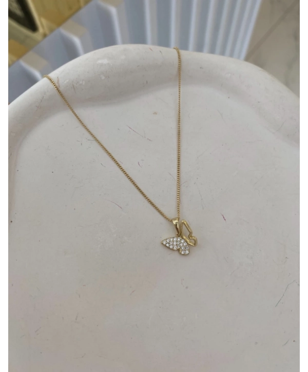 Özel Seri Plaka Kelebek Kolye