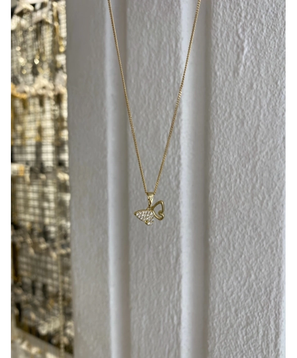 Özel Seri Plaka Kelebek Kolye