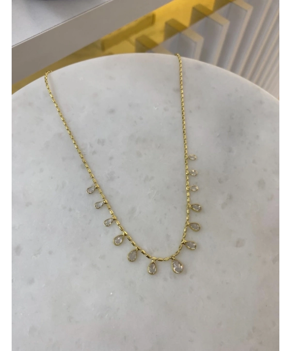 Özel Seri Sıralı Damla Model Kolye