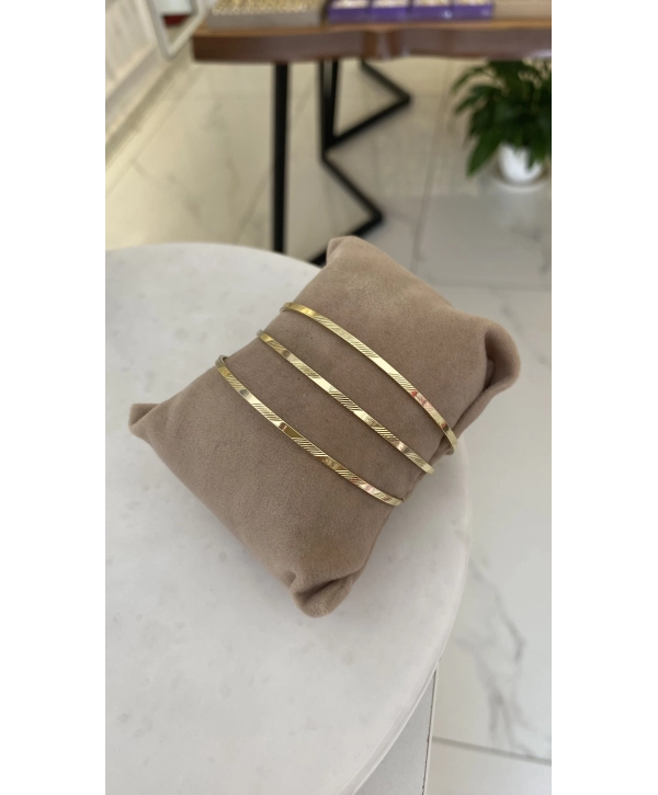 VIP Çizgi Detay Ajda Bilezik