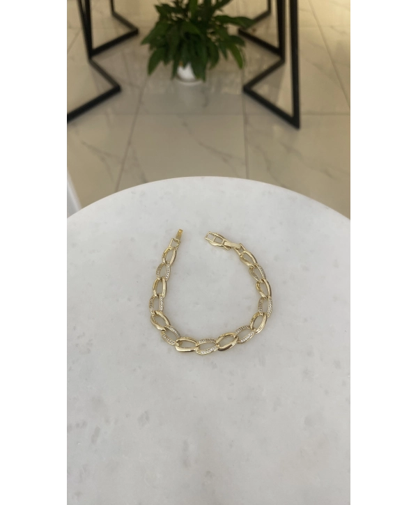 VIP CM Sıralı Giden Oval Halka Bileklik