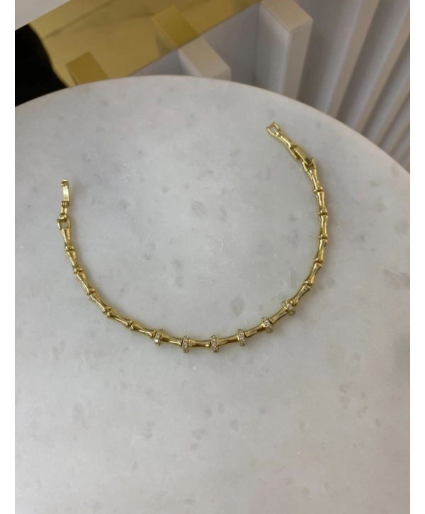 VIP İnce Kemik Model Zirkon Taş Detay Bileklik