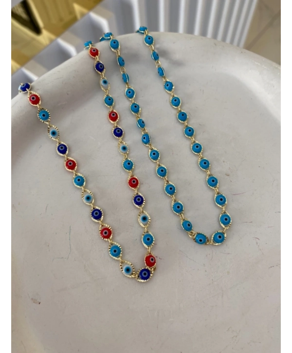 VIP Sıralı Giden Nazar Boncuk Kolye