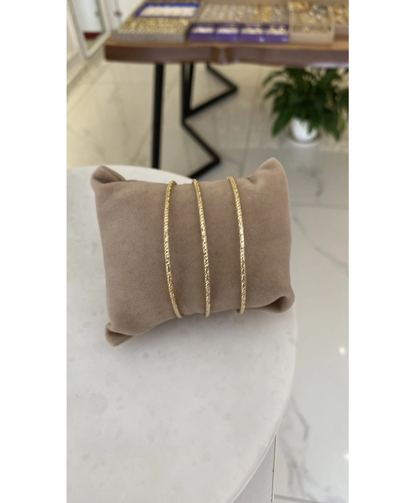 VIP Tırtıklı Burgu Ajda Bilezik