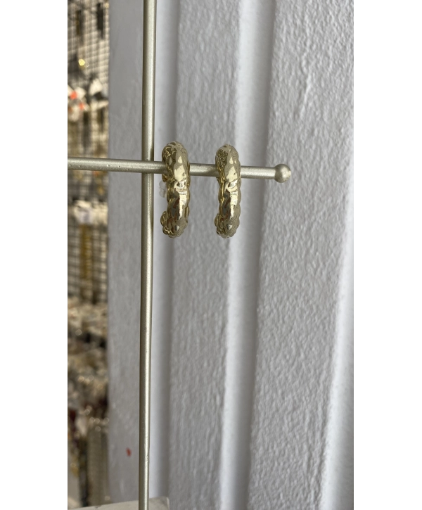 VIP XP Bombe Oval Desen C Küpe
