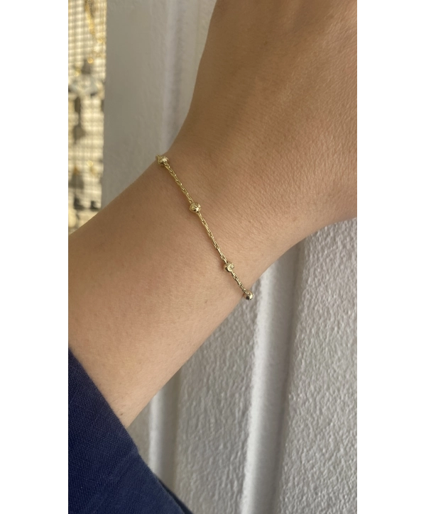 VIP XP Dorika Top Detay İnce Bileklik